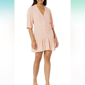 NWT BB Dakota / Steve Madden Been Here Before Orange Romance Dress, Size…